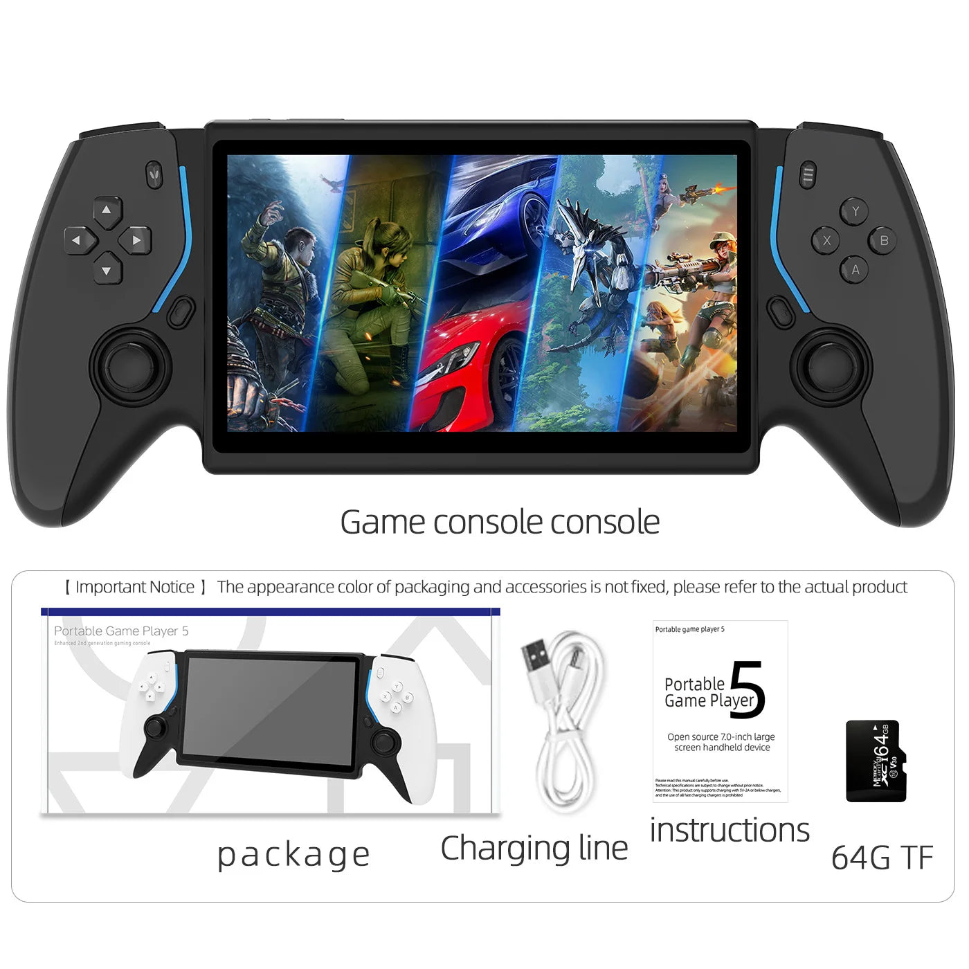 HC800 Retro Handheld Game Console 
