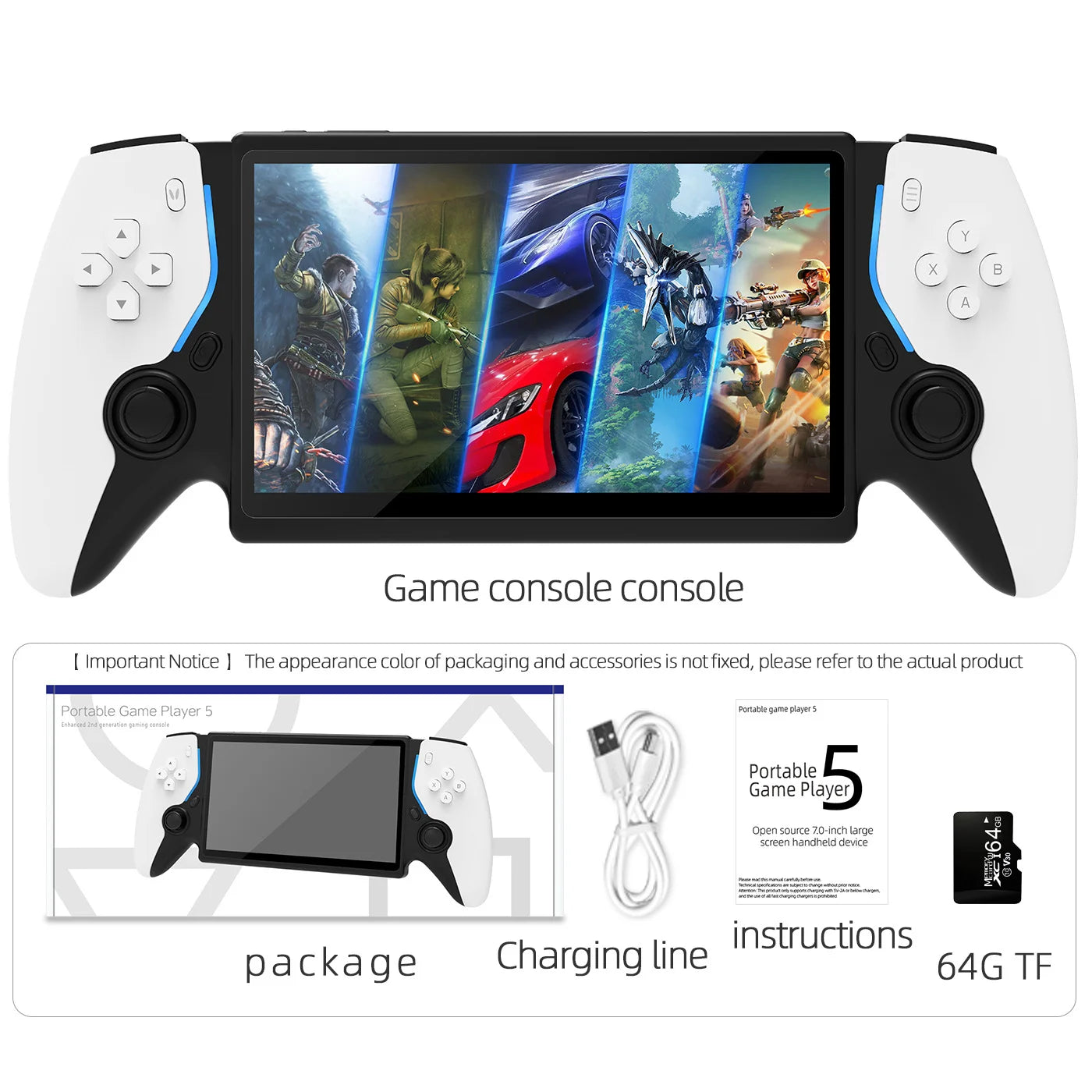 HC800 Retro Handheld Game Console 
