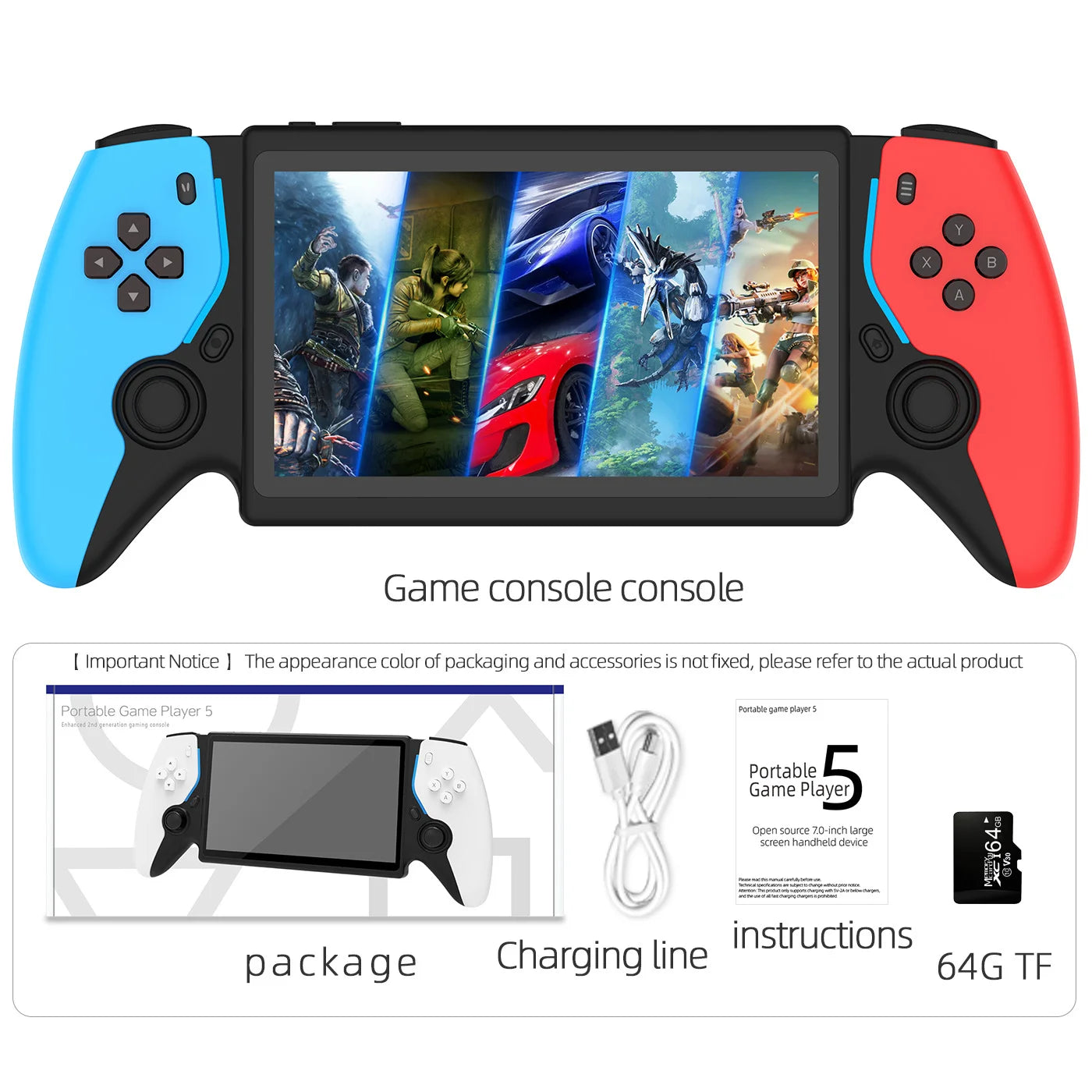 HC800 Retro Handheld Game Console 